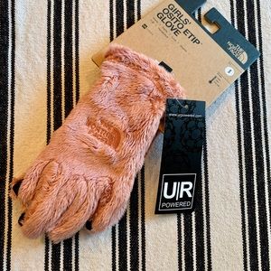 North Face gloves- Small blush in color